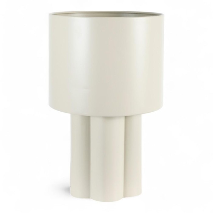 VASO METALLO CM.23X48 CREMA